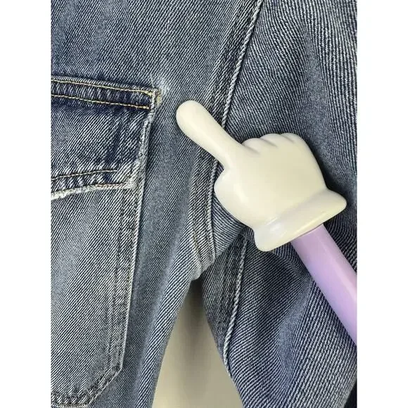 Citizens of Humanity Distressed Marta Denim Jumpsuit Blue Jean Coveralls Small - Picture 7 of 16